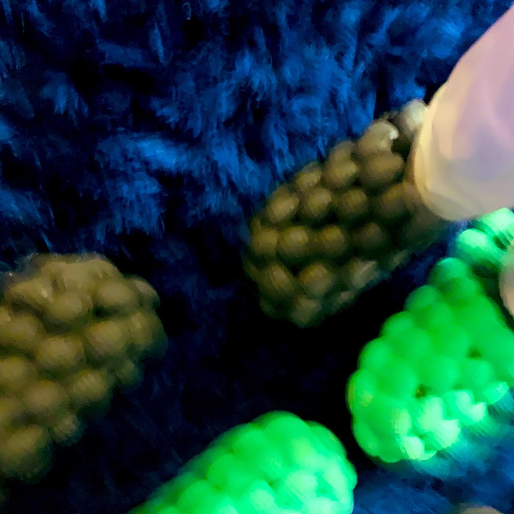 Nice cute green and black golf ball slides